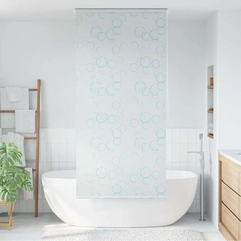 Store de douche 120x240 cm à motif bulles