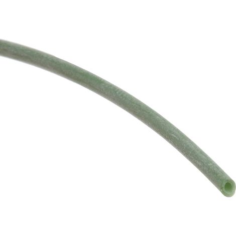 Gaine de protection 1mm RS PRO, Vert en Caoutchouc silicone, 15m ( Prix pour Bobine de 15 Mètres )