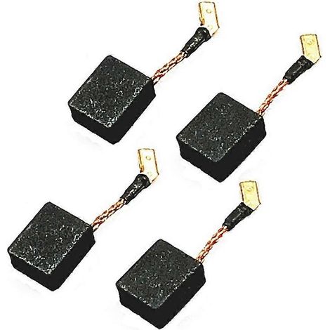 Lot de 4 balais de charbon pour meuleuse d'angle N421362 avec arrêt automatique pour DeWalt DWE4202/4204/4206/4217/4238 (1/5)