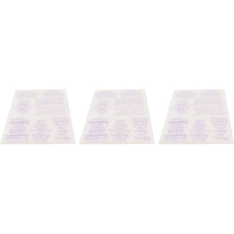 Lot de 3 tampons transparents TPR, lettres adhésives pour DIY, scrapbooking, albums, cartes de vœux (1/5)