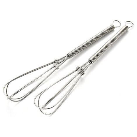 Mini Egg Beater, Small Egg Beater, Stainless Steel, Kitchen Balloon Egg Beater (1/4)
