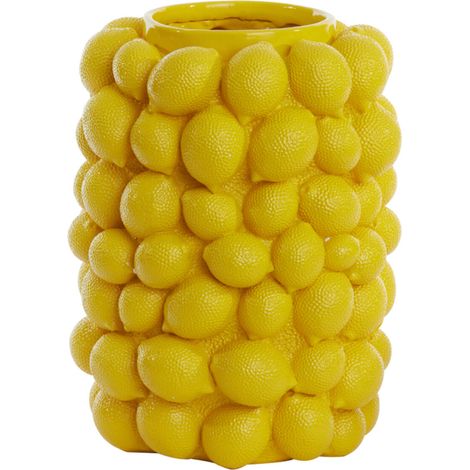 Light & Living Vase Deco Zitrone Gelb - Ø31x41 cm