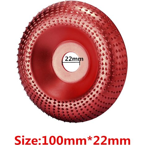 Rouge (diamètre intérieur 22 mm) Plateaux à thé à poncer, disques de ponçage à façonner, disques de polissage, disques de ponçage pour le travail du bois, meuleuses d'angle, disques pour le travail du (1/5)