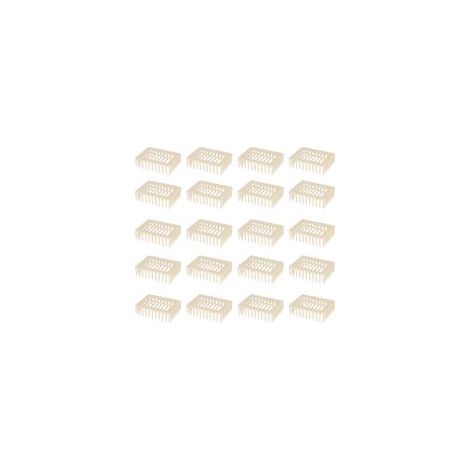 Lot de 20 boîtes d'élevage de reines carrées en plastique, cages à abeilles, outil apicole, matériel d'apiculture (1/5)