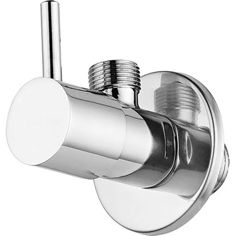 Rubinetto sottolavabo tondo cromato 1/2 x 3/8 (1/2)