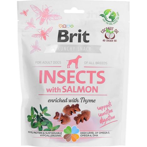 Brit care dog insects&salmon - 200 g (1/3)