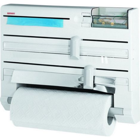 dispenser per taglierina, carta, tovagliolo di carta bianco - 25723 - leifheit (1/9)