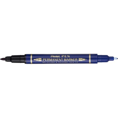 Pentel N75W-CE Permanent-Marker Sortiert Blau 1 Stück(e)