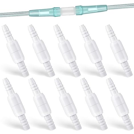 Lot de 10 connecteurs de tuyau à oxygène rotatifs à 360° (1/5)