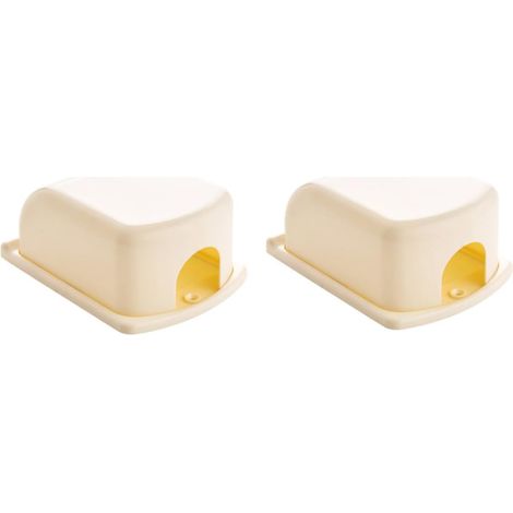 2 pièces Couvercle de Protection Interrupteur Mural Abs Lot de Étanche et Ignifuge Protège Bouton Poussoir Sécurisé pour Chambre Denfant et Décoration