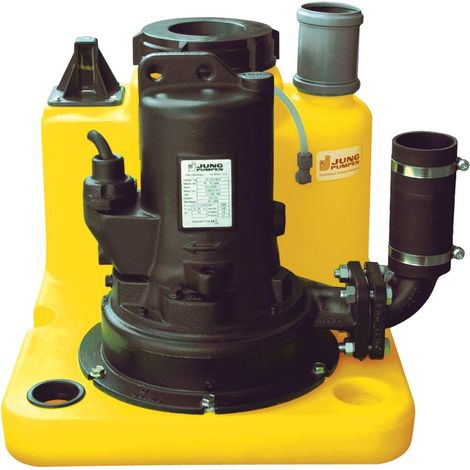 Jung Pumpen Compli 108/2 Fäkalienhebeanlage M 400V mit Multicut Schneidsystem