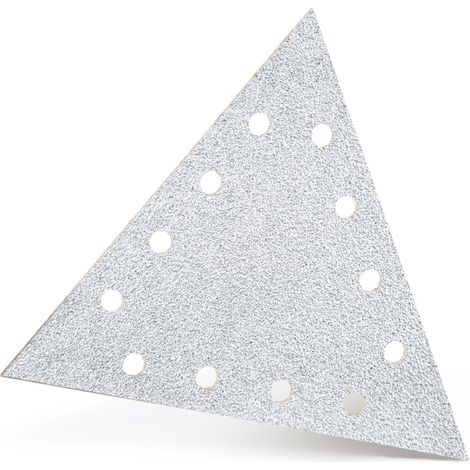 MENZER White Klett-Schleifscheiben, 290 x 250 mm, 12-Loch, f. Trockenbauschleifer, Normalkorund (5 Stk.) K40