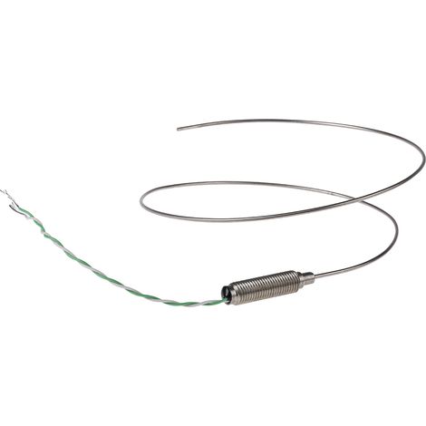 Thermocouple type K Ø 1.5mm, L 500mm, +1100°C max à Câble ( Prix pour 1 ) (1/3)