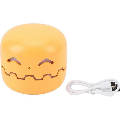Veilleuse citrouille, LED, à intensité variable, rechargeable, lampe tactile avec minuterie pour enfants et adultes