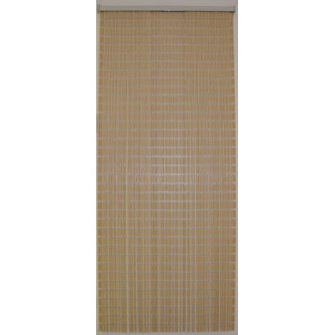 Rideau portière Tube 100x232 cm Beige (1/3)