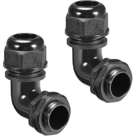 Prensaestopas impermeable 90 para cables con un diámetro de 9 a 14 mm (2 unidades) (1/2)