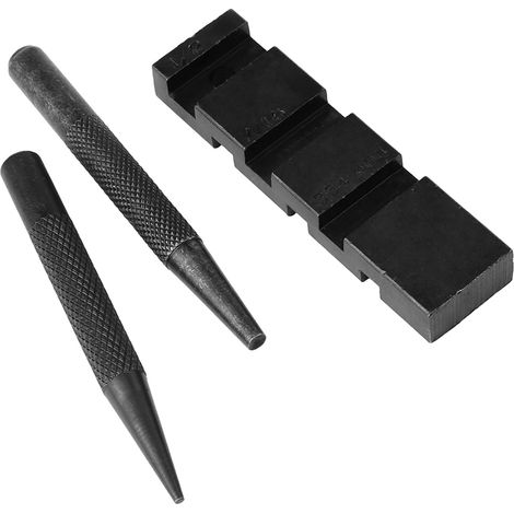 Kit de réparation de chaîne tronçonneuse professionnel, outil de rivetage et démontage maillon, pince perceuse casse-maillon, nécessaire d'assemblage pour chaîne scie (1/5)