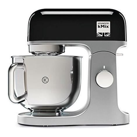 Kenwood – Robot pâtissier 1000W – Bol inox 5L – 6 vitesses – 3 accessoires – Pour pâtes lourdes et crèmes – Noir