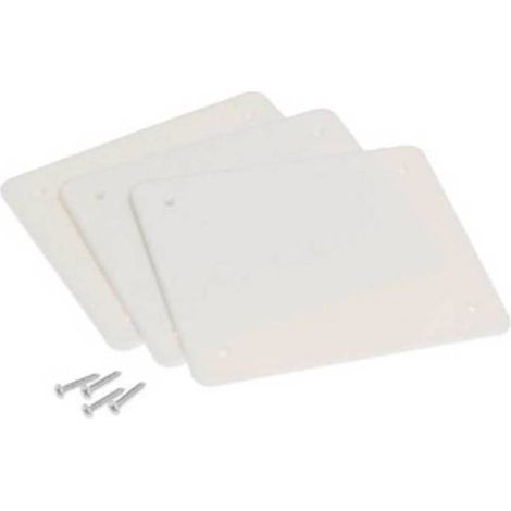 10 x COPERCHIO P/CASSETTA INCASSO  92X 92 MM