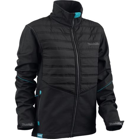 Makita Mens Shield Jacket XXL Insulated Rip-Stop Comfort Flex Fit MK202M-BLK-2XL