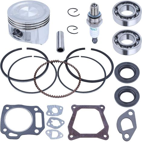 Kit pistone testa cilindro LinDuxe, cuscinetto albero motore, guarnizione di riparazione per motore Honda GX160 GX200 5,5 HP 6,5 HP