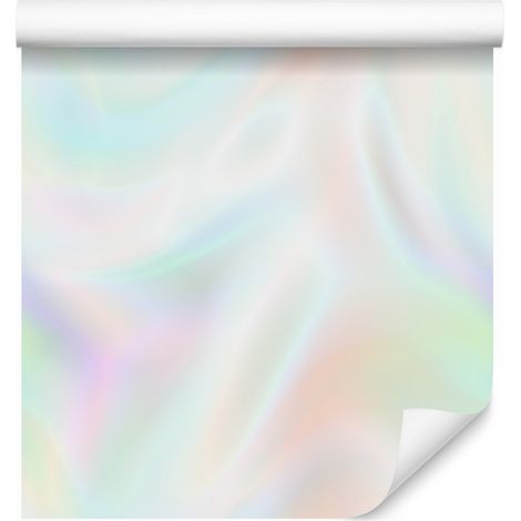 Tapetenhintergrund mit Farbverlauf von Weiß, Hellgrau und Mintgrün, 50 x 1000 cm (1/5)