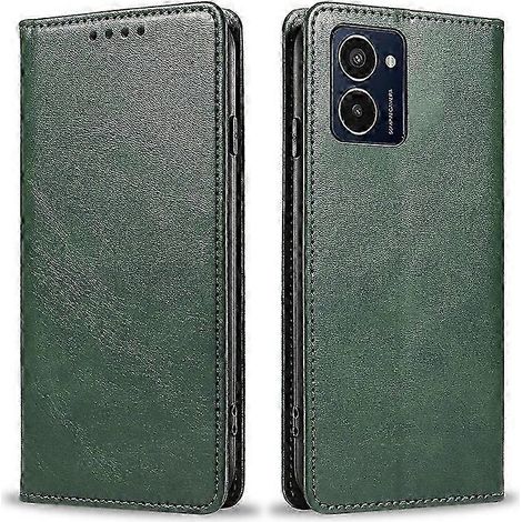 Étui magnétique en cuir premium pour HMD Pulse Pro - Coque téléphone avec fentes cartes, fermeture aimantée robuste, protection élégante (1/5)