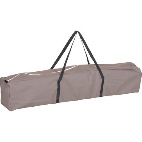 Pabellón plegable taupe 3x3m acero poliéster (1/2)