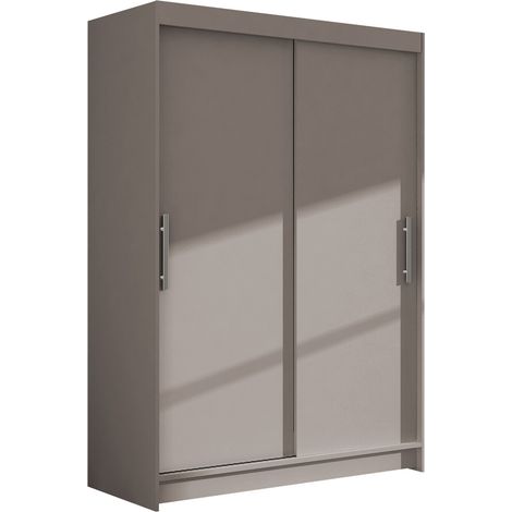 Armario Closico 117, Cachemira, 200x120x58cm, Puertas de armario: Correderas, Número de estantes: 5, LED (1/4)