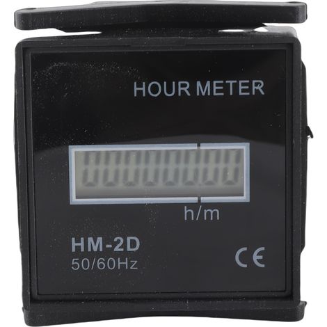 Horloge Compteur Digital HM-2D LCD Montage Rail AC100-240V (1/5)