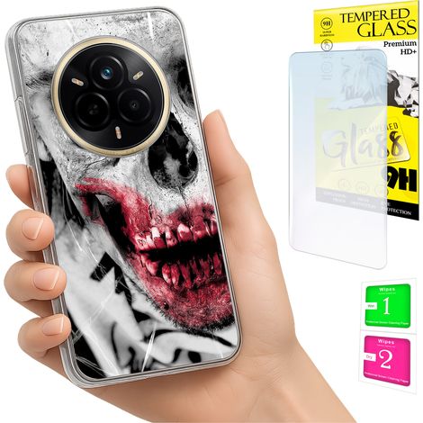 Schutzhülle für Realme 14 Pro 5G: Fotoschutzhülle, Rückseite + 9H-Glas (1/5)