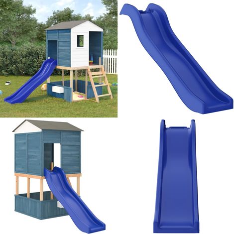 Kinderrutsche Blau 175x38x23 cm Polypropylen - Kinderrutsche - Kinderrutschen - Home & Living (1/5)