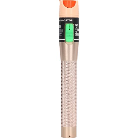 VFL-Rotlichtstift, rutschfester Griff, staubdicht, aus Aluminiumlegierung, 2,5-mm-Stecker, Glasfaser-Fehlerortungsgerät, Gold, mehr als 30 mW (1/5)