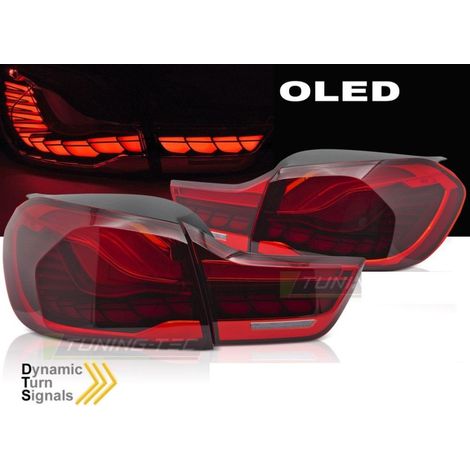 Paire de feux arriere BMW Serie 4 F32/F33/F36 de 2013 a 2021 FULL OLED Dyn Rouge-41179117 (1/5)