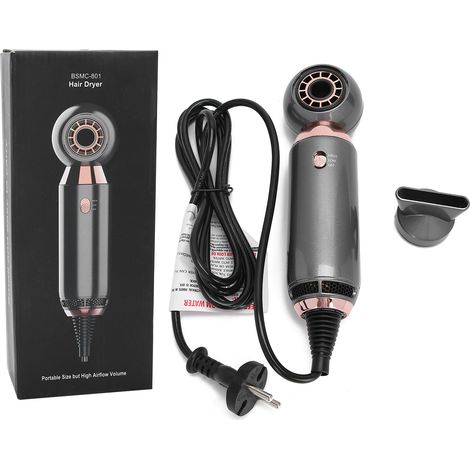 Sèche-cheveux de Voyage Portable Réglable - Outil de Coiffure Électrique 220V avec Prise EU