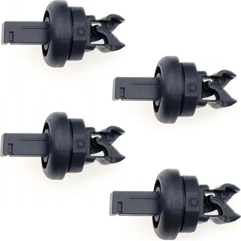 4x Clip pour étagère à colis coffre de voiture 79916JD00A, 7705099001 8200675047 clips de fixation Cintre à cordes pour étagère arrière voiture attaches de retenue de moulure plastique noir (1/5)