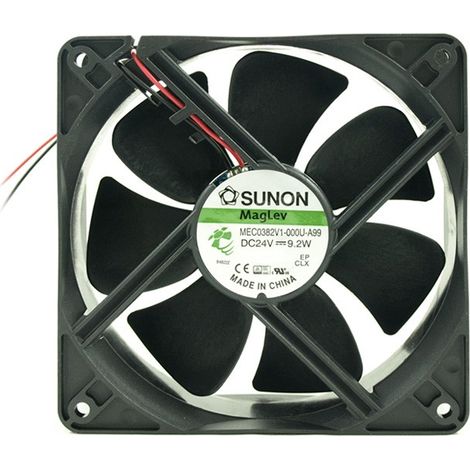 Lüfter 24Vdc 120x120x38mm 2 Drähte Vapo 9,2W SUNON