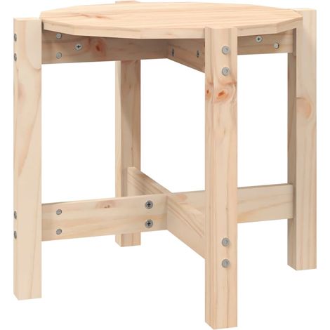 Maison Exclusive - Mesa de centro de madera maciza de pino Ø52,5x (1/5)