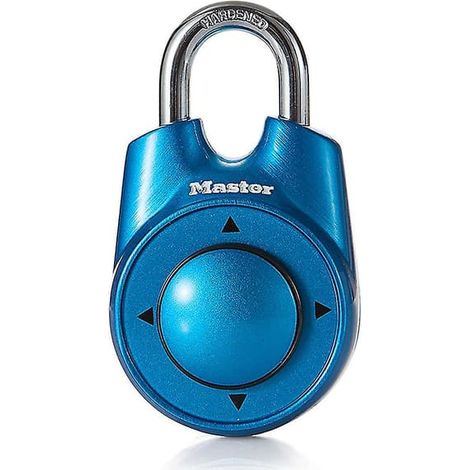 Cadenas directionnel Master Lock pour armoire/salle de sport [DB] Bleu - couleur (1/2)