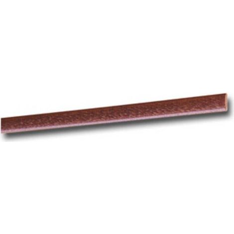 25 x CORNICE P/PARATI 4,5X14 LISCIA 200 CM MOGANO
