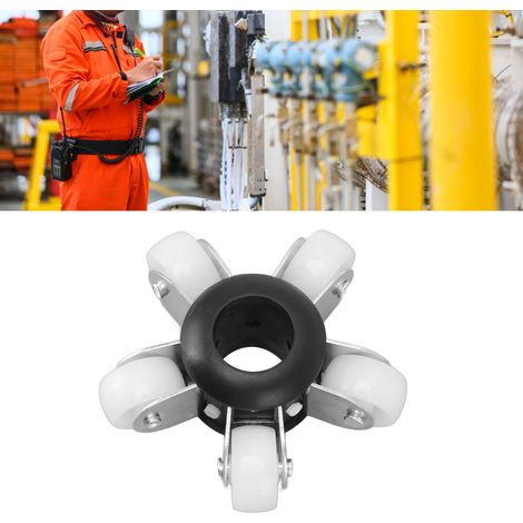 Ruedas guía de 90 mm fabricadas en ABS y acero inoxidable para cámaras de inspección de tuberías de 23 mm – Accesorios de protección duraderos (1/5)