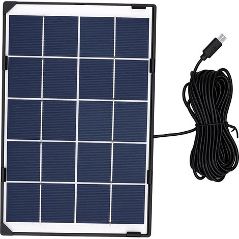 Portable Solar Panel, 5V 6W Type C Output (Chassis Type) (1/5)
