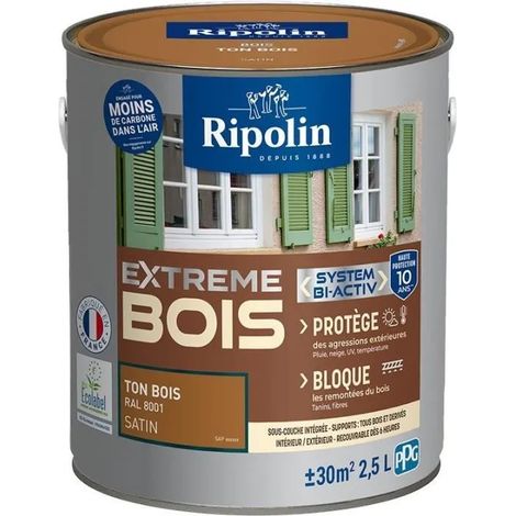 Ripolin Holzlack Satiniert RAL 8001 2,5 L