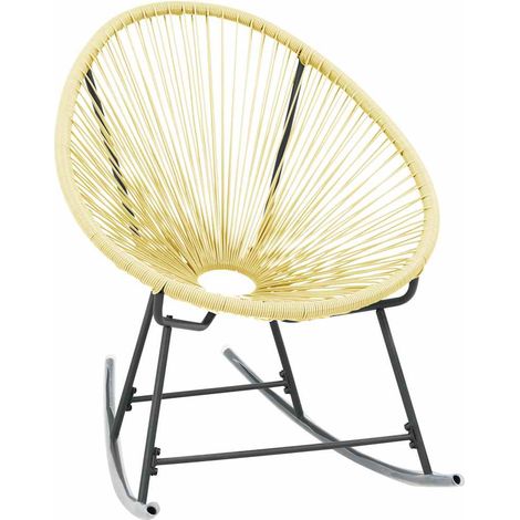 Maison Exclusive - Sedia Acapulco per Giardino in Polyattan Beige (1/5)
