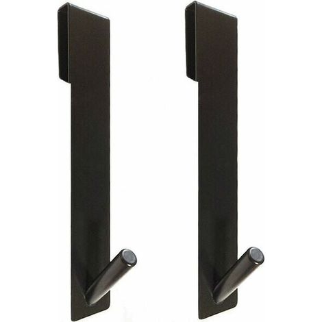 Duschwandhaken, Set mit 2 Edelstahl-Duschhaken, für Glasduschwände.