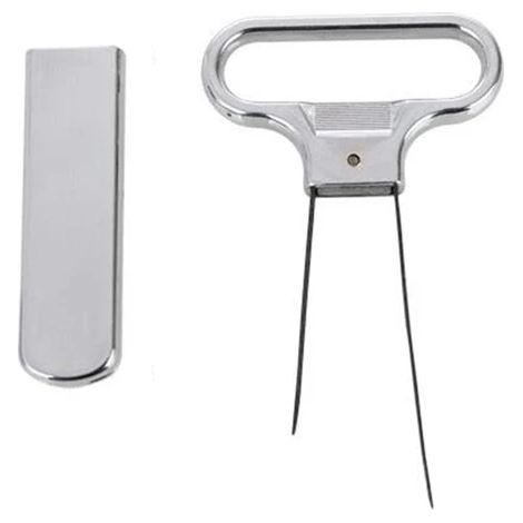 Ouvre-bouteille de vin portable Pompes Serveurs de liège Tire-bouchon Outil de poche Type d'économie de main-d'œuvre Extracteur de liège Accessoires de coupe-feuille argent