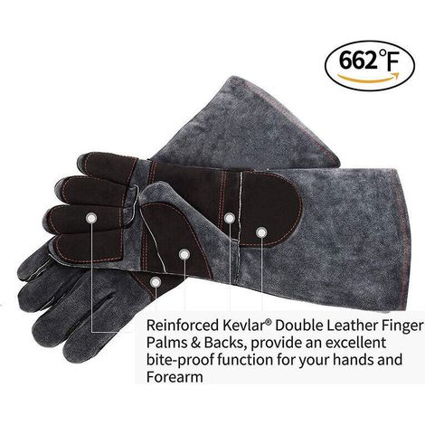 Gants XXL anti-morsures pour animaux de compagnie - Idéals pour le dressage des chats, chiens, oiseaux et reptiles (1/3)
