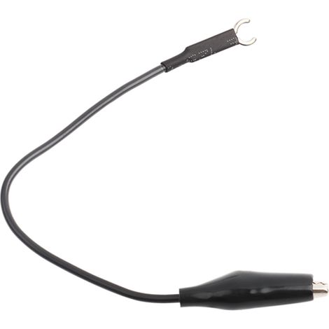 Lot de 4 câbles de masse pour sonde oscilloscope à pince - pièces de rechange pour oscilloscope en plastique (1/5)