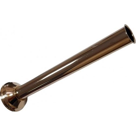 Tubo Con Paglietta Ø32 Con Rosone - Colore: Oro
