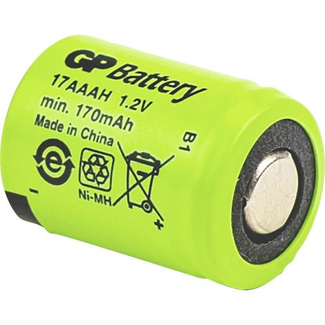 GP GP Ni-MH Industrial 170 AAAH 1/3AAA Pile rechargeable LR6 (AA) NiMH 1.2 V 170 mAh 1 pc(s)